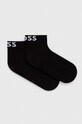 BOSS skarpetki 2-pack skarpetki krótkie czarny 50502066