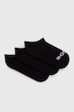 BOSS zokni 3 pár rövid zokni fekete 50502073