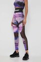 PLEIN SPORT colanti tricotaj violet AACC.WJT1773.SXV018N
