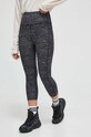 Icebreaker legginsy sportowe Fastray wzorzyste czarny IB0A56U99911