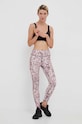 Dkny legginsy DP3P2950 bordowy SS24