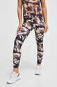Casall legginsy treningowe Space wzorzyste brązowy 23258