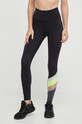 P.E Nation legginsy treningowe Check Mark z elastanem czarny 233G154
