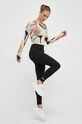 P.E Nation legginsy treningowe Recharge z elastanem czarny PEBASICSG078