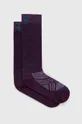 μωβ Κάλτσες του σκι Smartwool Ski Zero Cushion OTC Γυναικεία