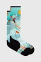 τιρκουάζ Κάλτσες του σκι Smartwool Targeted Cushion Snow Bunny Print OTC Γυναικεία