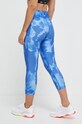 Odzież Reebok legginsy treningowe Capri 100035786 niebieski