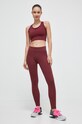 Tréninkové legíny Reebok Lux Collection 100035828 burgundské AW23