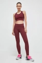 Reebok leggings da allenamento Lux Collection granata