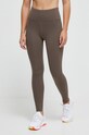 Reebok legginsy treningowe LUX COLLECTION z elastanem zielony 100035831