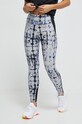 Reebok leggins de antrenament Lux Collection tricotaj albastru 100071104