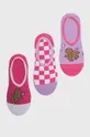 ροζ Κάλτσες Vans 3-pack Γυναικεία
