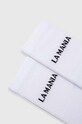 La Mania sosete SOCKS.8 alb SS24