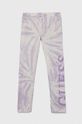 Guess legginsy dziecięce z elastanem fioletowy J3YB02.J1313.9BYX
