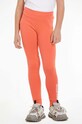 Tommy Hilfiger legginsy dziecięce z elastanem pomarańczowy KG0KG07410.128.176.9BYX