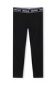 HUGO leggins copii tricotaj negru G14114.114.150