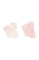 różowy Kenzo Kids skarpetki niemowlęce 2-pack Dziewczęcy
