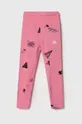 рожевий Дитячі легінси adidas JG BLUV Q3 TIGH Для дівчаток