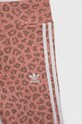 Dziewczynka adidas Originals legginsy dziecięce IJ0757 pomarańczowy