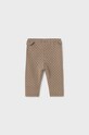 Dziewczynka Mayoral Newborn legginsy niemowlęce 2755.2M.Newborn.9BYX brązowy