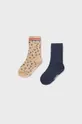 темно-синій Дитячі шкарпетки Mayoral 2-pack Для дівчаток