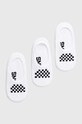 Vans sosete CLASSIC CANOODLE VN0007BCYB21 3-pack sosete scurte alb VN0007BC