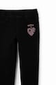 Dziewczynka Desigual legginsy dziecięce 23WGKD01 czarny