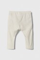 United Colors of Benetton legginsy bawełniane niemowlęce 3D9DAF019.W.SEASONAL beżowy AW23