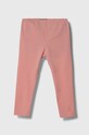 United Colors of Benetton legginsy dziecięce z elastanem różowy 3MT1GF01L.G.P.SEASONAL