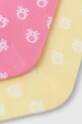 United Colors of Benetton skarpetki dziecięce 2-pack 6AO307029.G.G.SEASONAL żółty SS24