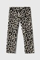 United Colors of Benetton legginsy dziecięce wzorzyste czarny 35Y3GF03C.P.SEASONAL