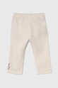 United Colors of Benetton spodnie dresowe dziecięce 35Q2GF03I.P.SEASONAL beżowy AW23