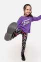 nero Coccodrillo leggings per bambini Ragazze