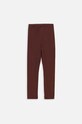 Coccodrillo legginsy dziecięce z elastanem brązowy ZC3122601PUK