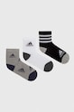 adidas Performance skarpetki dziecięce 3-pack skarpetki długie szary HN5736