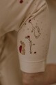 Chłopiec That's mine legginsy bawełniane niemowlęce Elois 008539 beżowy