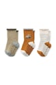 Liewood gyerek zokni 3 db hosszúszárú zokni bézs LW18503