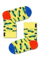 Παιδικές κάλτσες Happy Socks Into The Wild 2-pack κίτρινο