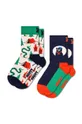 λευκό Παιδικές κάλτσες Happy Socks Scout Life Socks 2-pack Παιδικά