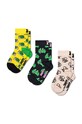 Dětské ponožky Happy Socks Small Friends 3-pack dlouhé ponožky žlutá P000122