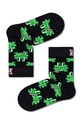 CHLAPEC Dětské ponožky Happy Socks Small Friends 3-pack P000122 žlutá