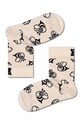 Dětské ponožky Happy Socks Small Friends 3-pack žlutá P000122