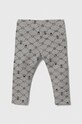 United Colors of Benetton legginsy dziecięce 3RAWGF02S.P.SEASONAL szary AW23