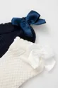 Dječje čarape United Colors of Benetton 2-pack mornarsko plava