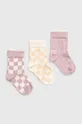 розовый Детские носки United Colors of Benetton 3 шт Детский