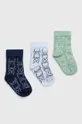 modrá Detské ponožky United Colors of Benetton 3-pak Detský