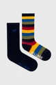 United Colors of Benetton skarpetki dziecięce 2-pack wzorzyste multicolor 6AO30702B.G.SEASONAL
