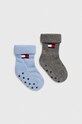 Tommy Hilfiger skarpetki dziecięce 2-pack skarpetki długie niebieski 701224994