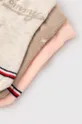 Otroške nogavice Tommy Hilfiger 3-pack roza