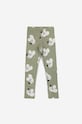 Bobo Choses legginsy dziecięce 223AC060 zielony AW23